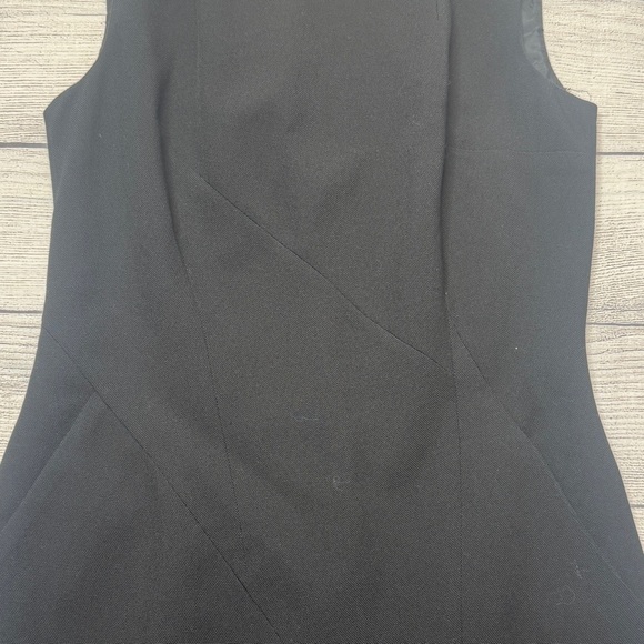 Michael Kors Little Black Dress Wool Sheath Made In Italy Size 2 - Picture 3 of 7